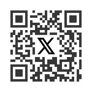 Xを開くQRコード